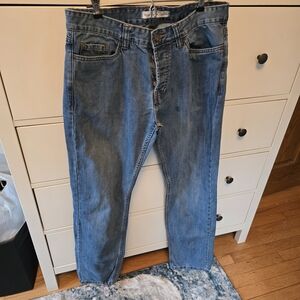 Men's Relaxed Fit Blue Jeans